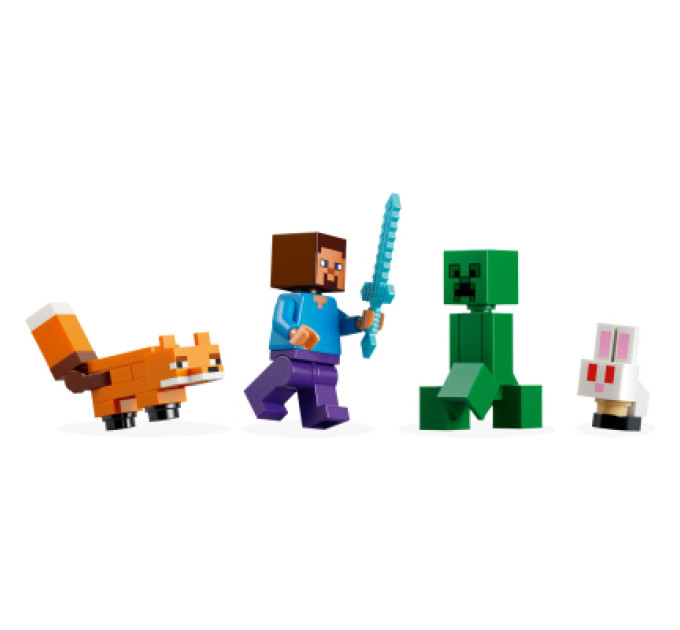LEGO Конструктор LEGO Minecraft Пригоди Стіва в тайзі (21583)