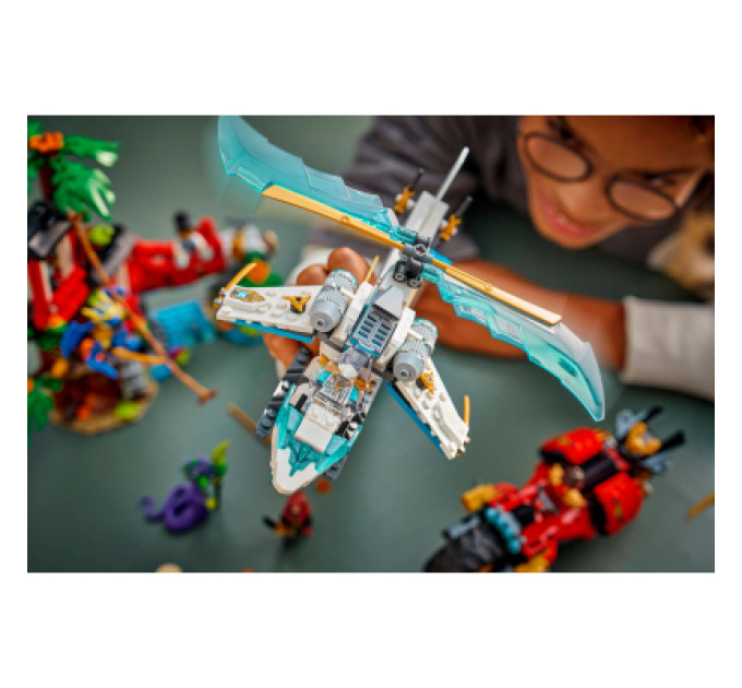 LEGO Конструктор LEGO Ninjago Автомобільна битва ніндзя біля будинку на дереві (71857)