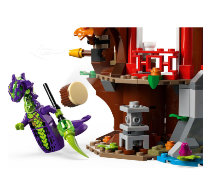 LEGO Конструктор LEGO Ninjago Автомобільна битва ніндзя біля будинку на дереві (71857)