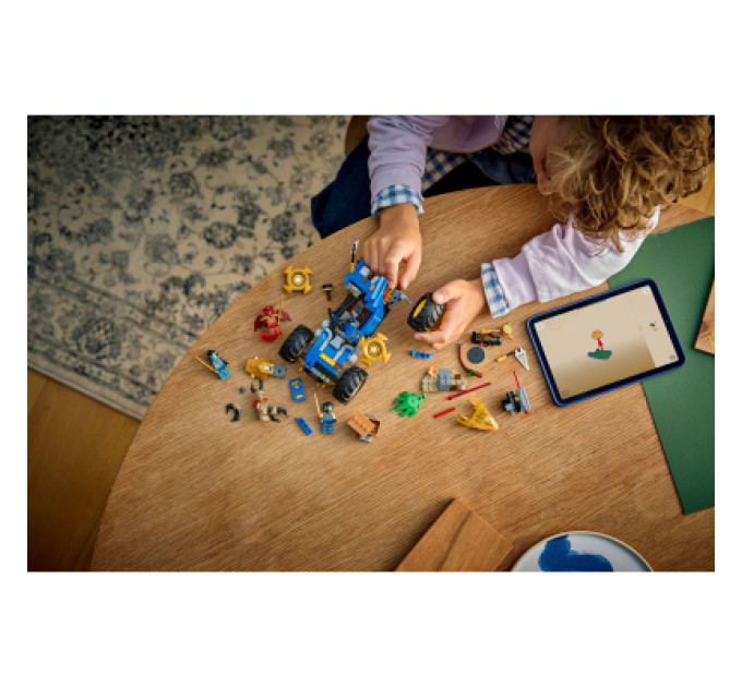 LEGO Конструктор LEGO Ninjago Автомобіль-трансформер Джея (71856)