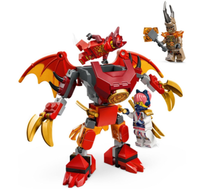 LEGO Конструктор LEGO Ninjago Бойовий набір робота Дракона Кая (71851)
