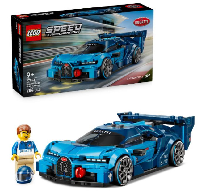 LEGO Конструктор LEGO Speed Champions Спортивний автомобіль Bugatti Vision GT Hyper (77253)