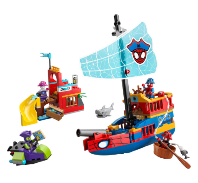 LEGO Конструктор LEGO Spidey Піратський корабель команди Павука (11208-)