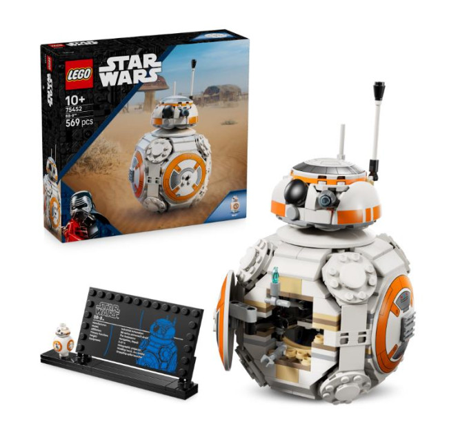 LEGO Конструктор LEGO Star Wars Дроїд-астромеханік BB-8 (75452)