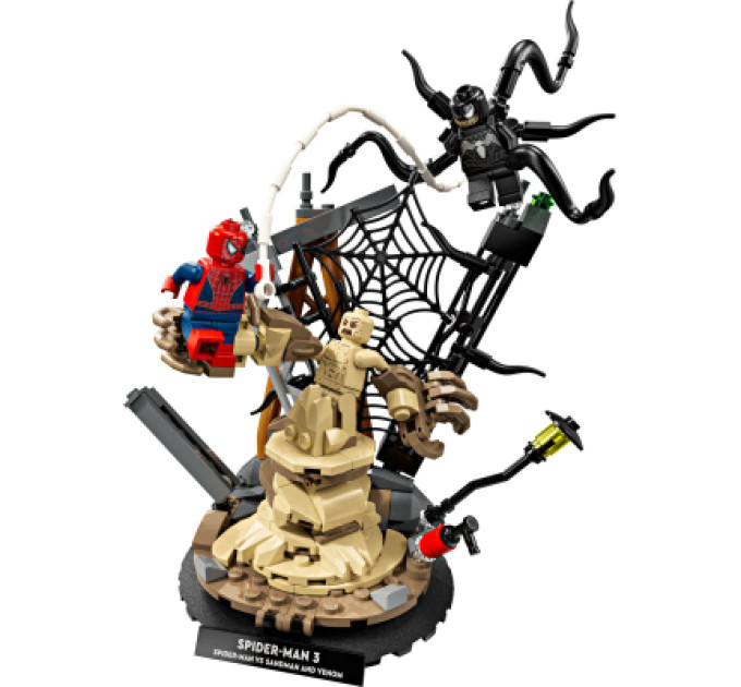 LEGO Конструктор LEGO Super Heroes Легендарна битва: Людина-павук vs. Піщана людина (76334)