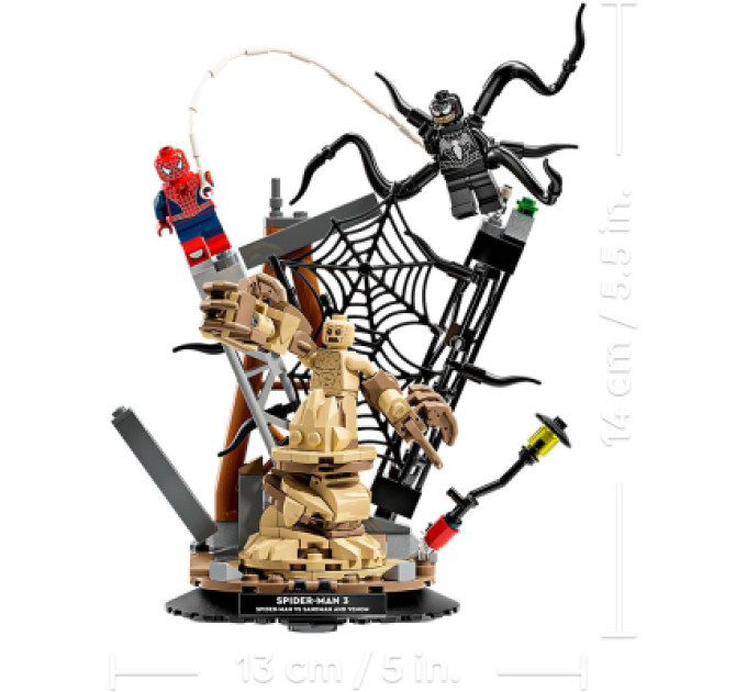 LEGO Конструктор LEGO Super Heroes Легендарна битва: Людина-павук vs. Піщана людина (76334)