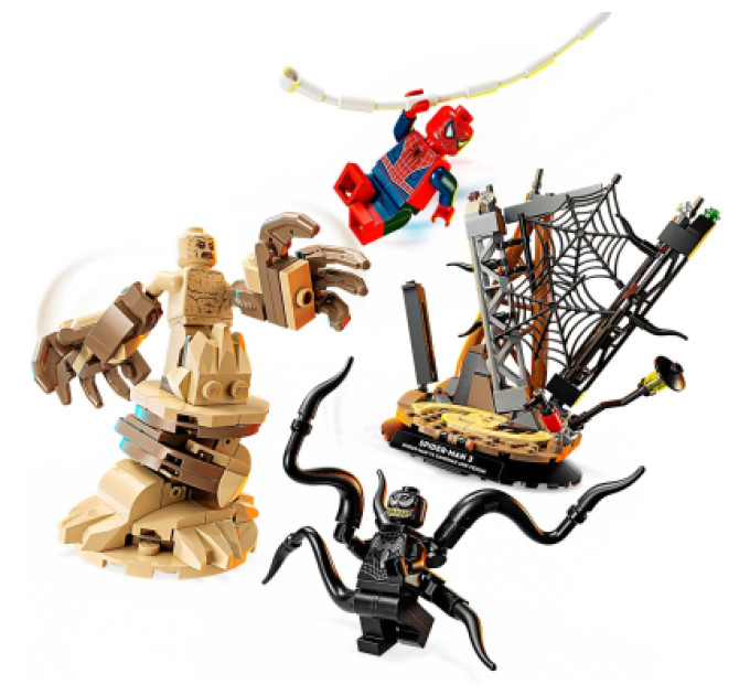 LEGO Конструктор LEGO Super Heroes Легендарна битва: Людина-павук vs. Піщана людина (76334)