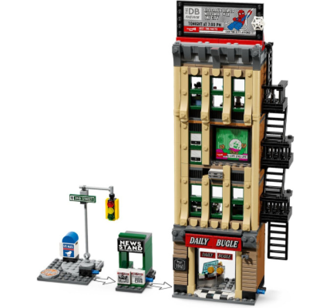 LEGO Конструктор LEGO Super Heroes Людина-павук проти Містеріо: Дейлі Б'юґл (76342)