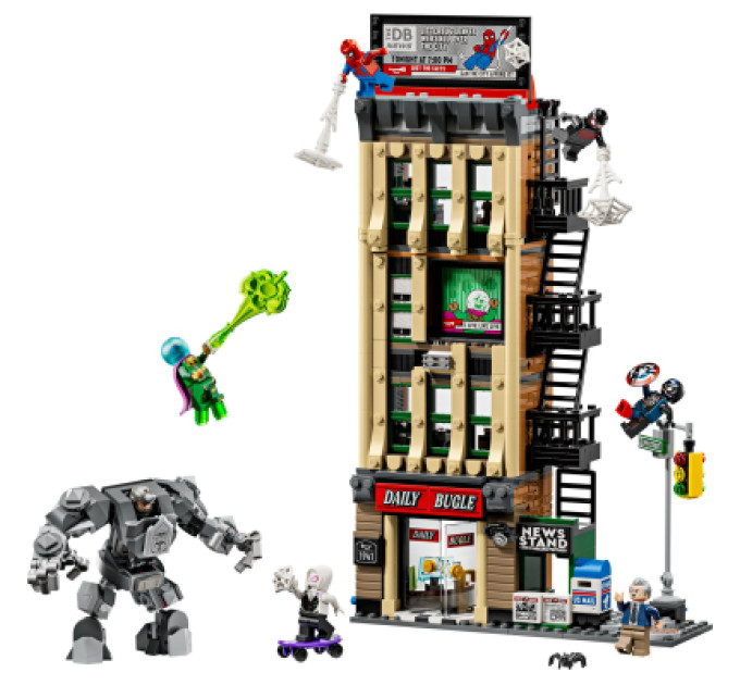 LEGO Конструктор LEGO Super Heroes Людина-павук проти Містеріо: Дейлі Б'юґл (76342)
