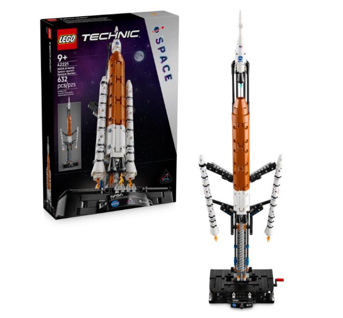 LEGO Конструктор LEGO Technic Ракета із системою космічного запуску NASA Artemis (42221)