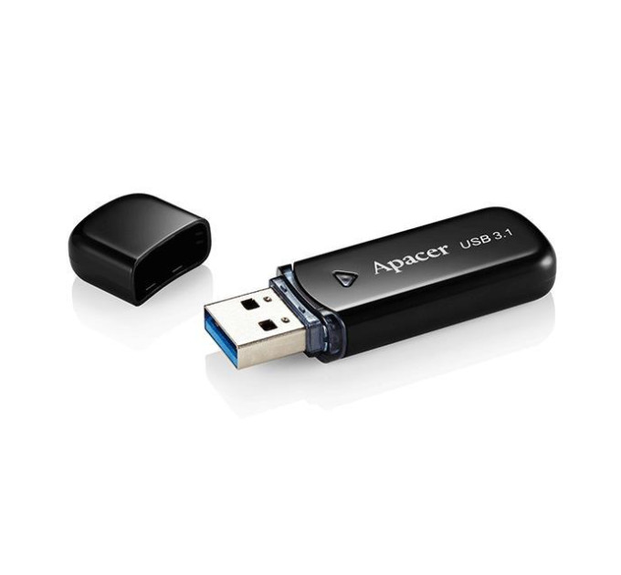 Apacer USB флеш накопичувач Apacer 128GB AH355 Mysterious Black USB 3.2 (AP128GAH355B-1)