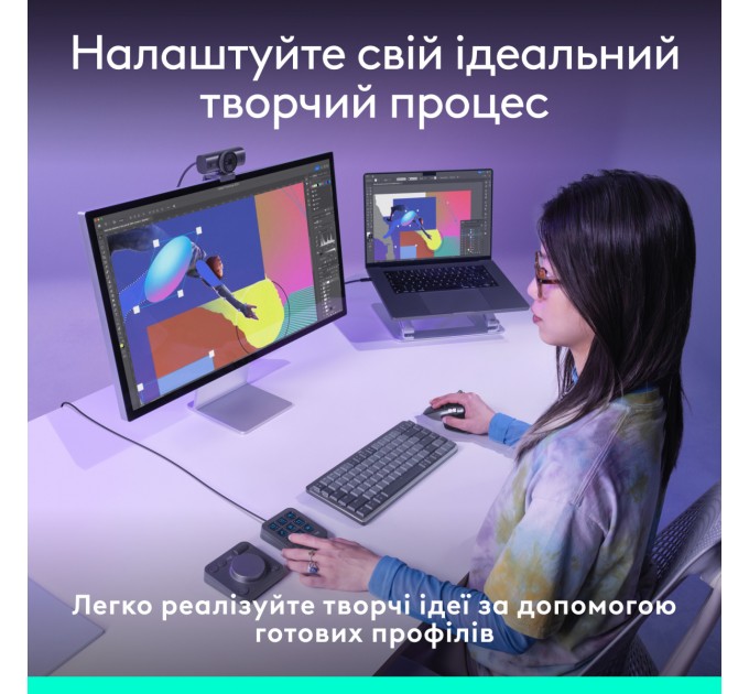 Консоль Logitech MX Creative Console Graphite (920-012931)