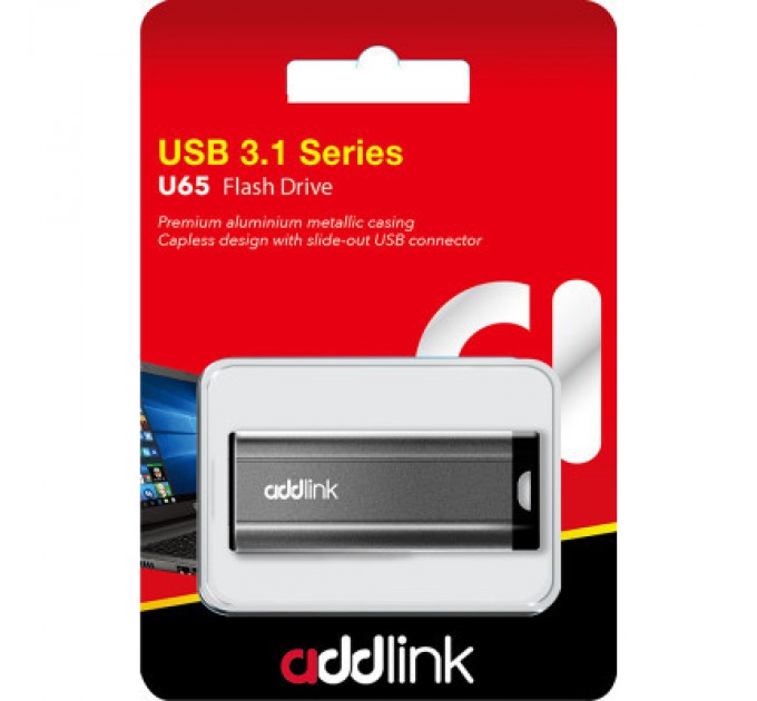 AddLink USB флеш накопичувач AddLink 128GB U65 USB 3.1 (ad128GBU65G3)
