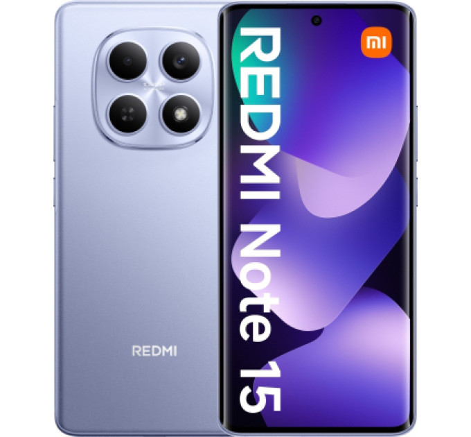 Xiaomi Мобільний телефон Xiaomi Redmi Note 15 6/128GB Purple (1183674)