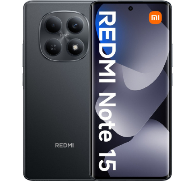 Xiaomi Мобільний телефон Xiaomi Redmi Note 15 8/256GB Black (1183675)