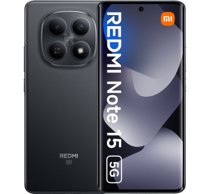 Xiaomi Мобільний телефон Xiaomi Redmi Note 15 5G 6/128GB Black (1183678)