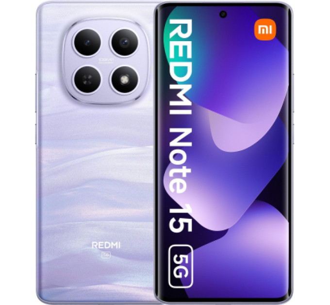 Xiaomi Мобільний телефон Xiaomi Redmi Note 15 5G 8/256GB Purple (1183683)