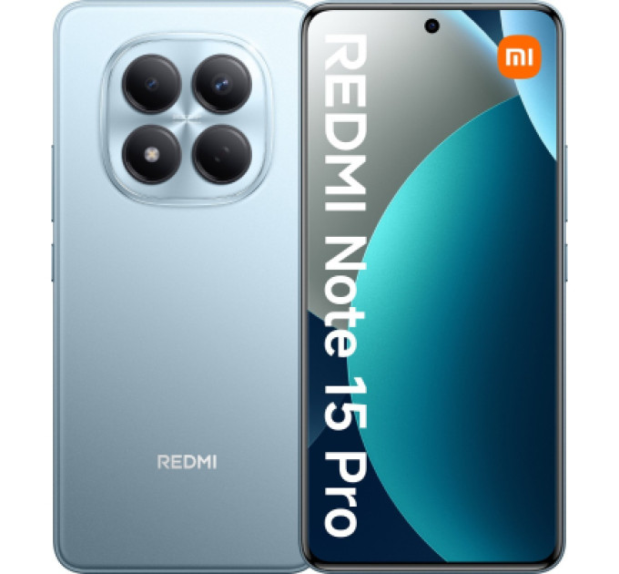 Xiaomi Мобільний телефон Xiaomi Redmi Note 15 Pro 8/256GB Glacier Blue (1183685)