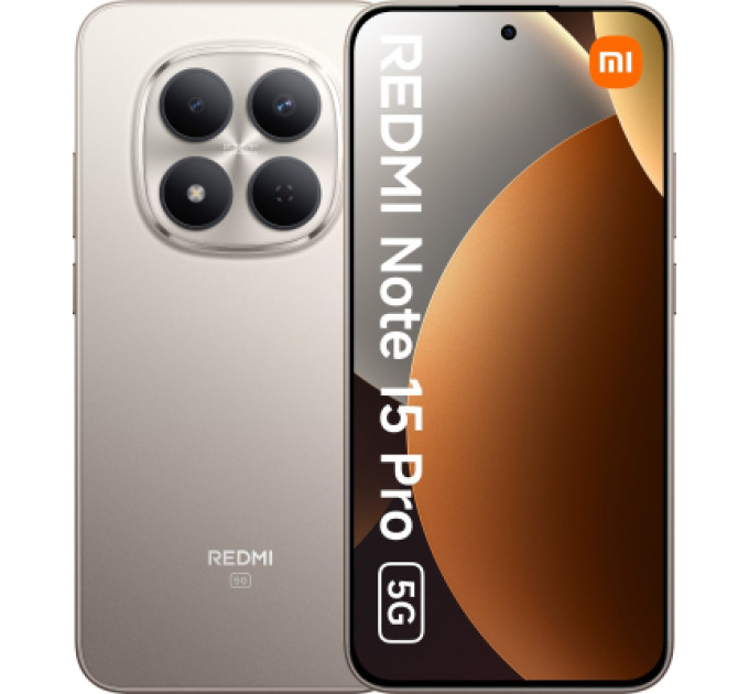 Xiaomi Мобільний телефон Xiaomi Redmi Note 15 Pro 5G 8/256GB Titanium Color (1183690)