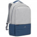 Рюкзак для ноутбука RivaCase 17.3" 7567 Prater, Grey / Dark Blue (7567Grey/DarkBlue)