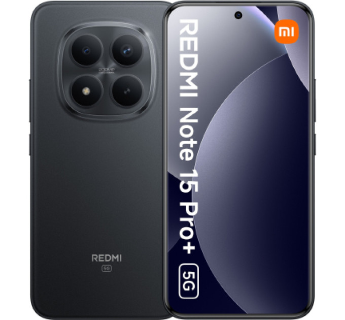 Xiaomi Мобільний телефон Xiaomi Redmi Note 15 Pro+ 5G 8/256GB Black (1183691)