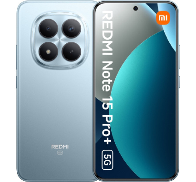 Xiaomi Мобільний телефон Xiaomi Redmi Note 15 Pro+ 5G 8/256GB Glacier Blue (1183692)