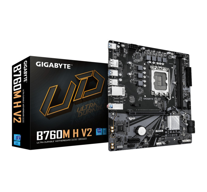 GIGABYTE Материнська плата Gigabyte B760M H V2 Socket 1700