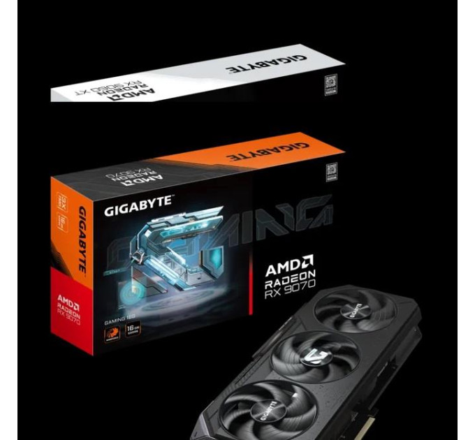 GIGABYTE Відеокарта AMD Radeon RX 9070 16GB GDDR6 Gaming Gigabyte (GV-R9070GAMING-16GD)