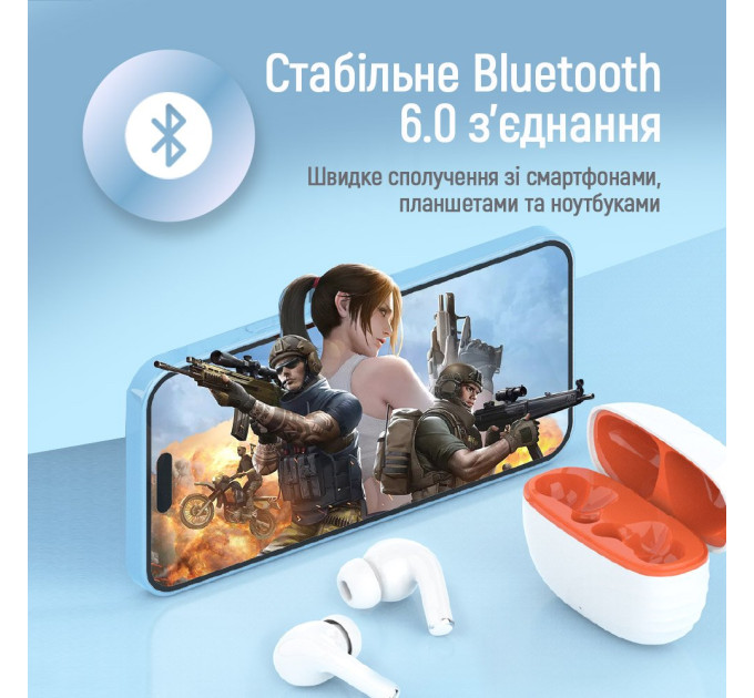 ColorWay Bluetooth-гарнітура СolorWay Slim TWS-5 Earbuds White (CW-TWS5WT)