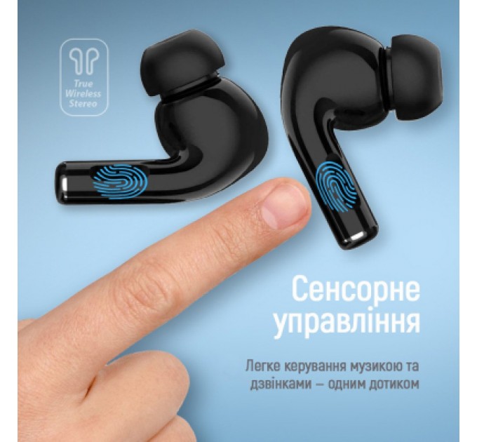Навушники ColorWay Slim TWS-5 Earbuds Black (CW-TWS5BK)