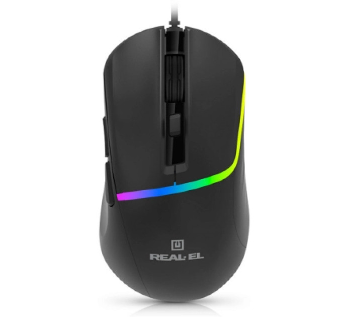 REAL-EL Мишка REAL-EL RM-530 USB Black (EL123200053)