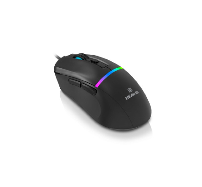 REAL-EL Мишка REAL-EL RM-530 USB Black (EL123200053)
