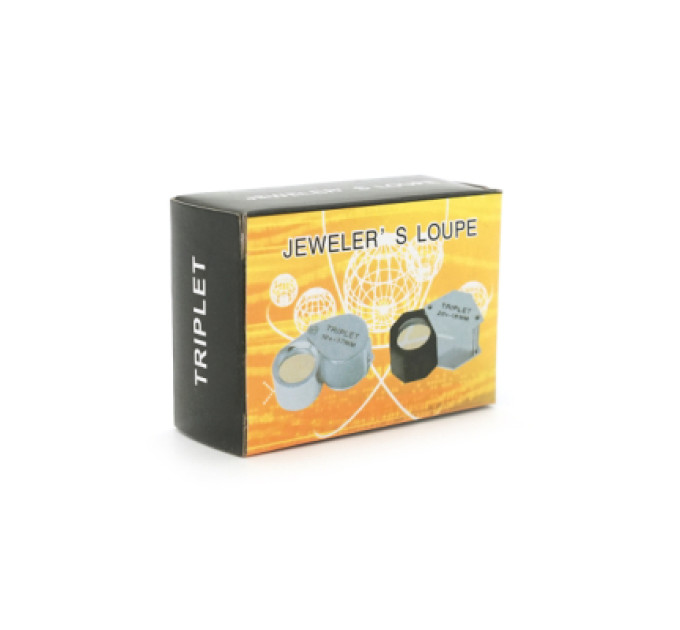 Voltronic Лупа Voltronic ручна TRIPLET 10X-21mm, складана (брелок), метал-скло, пластикова коробка. 60 * 24 * 18mm. (1152/TR10X-21)