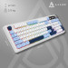 Ajazz Клавіатура бездротова Ajazz AF98 Plus Glacier Blue (AF98-PLUS-GB)