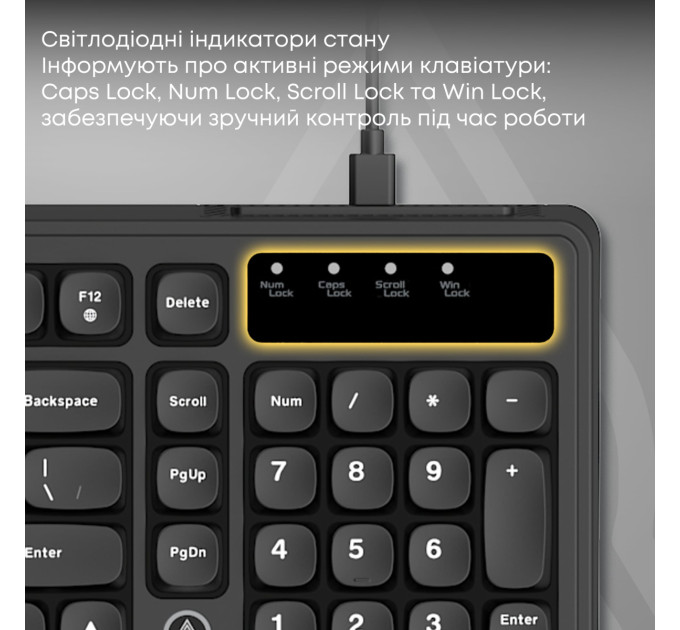 Ajazz Клавіатура Ajazz AF98 Black USB-C Black (AF98-B)