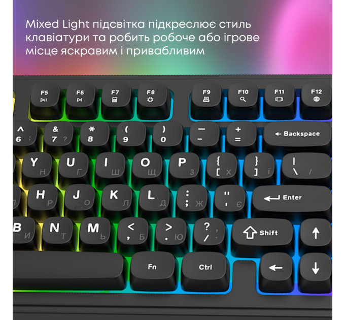 Ajazz Клавіатура Ajazz AF98 Black USB-C Black (AF98-B)