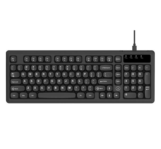 Ajazz Клавіатура Ajazz AF98 Black USB-C Black (AF98-B)