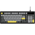 Ajazz Клавіатура Ajazz AF98 Black USB-C Black Gray Yellow (AF98-BGY)