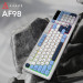 Ajazz Клавіатура Ajazz AF98 Black USB-C Glacier Blue (AF98-GB)