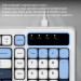 Ajazz Клавіатура Ajazz AF98 Black USB-C Glacier Blue (AF98-GB)
