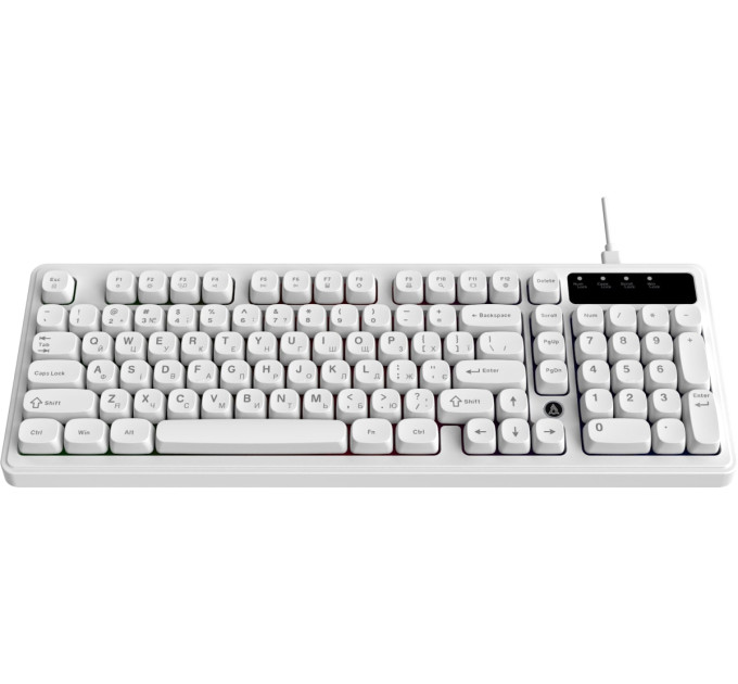 Ajazz Клавіатура Ajazz AF98 Black USB-C White (AF98-W)