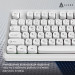 Ajazz Клавіатура Ajazz AF98 Black USB-C White (AF98-W)