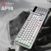 Ajazz Клавіатура Ajazz AF98 Black USB-C White (AF98-W)