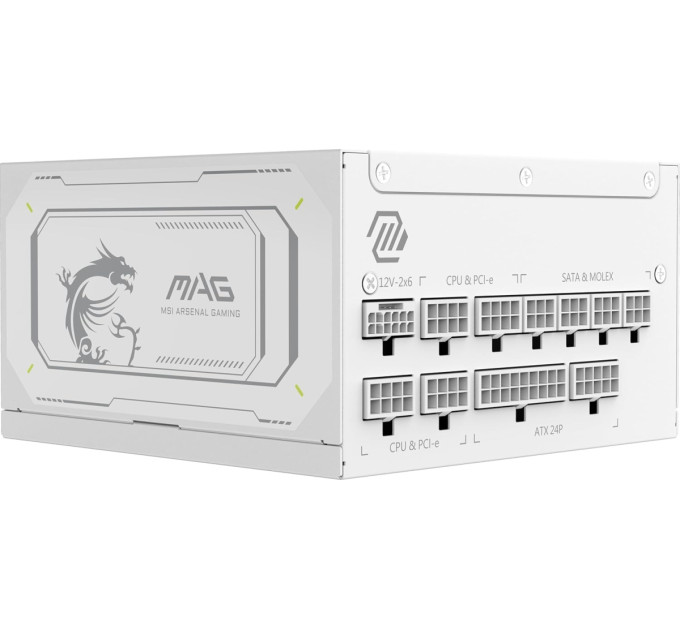 MSI Блок живлення MSI MAG A1000GL PCIE5 White 1000W