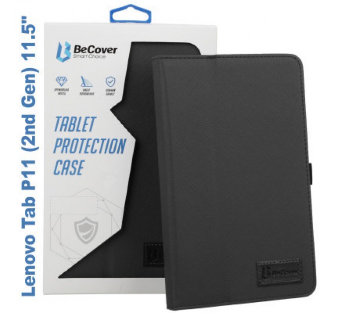 BeCover Чохол до планшета BeCover Slimbook Lenovo Tab P11 (2nd Gen) (TB-350FU/TB-350XU) 11.5" Black (710118)