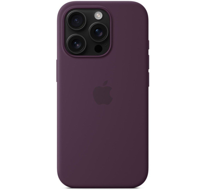 Apple Чохол-накладка Apple Silicone Case with MagSafe для Apple iPhone 16 Pro Plum (MYYM3)