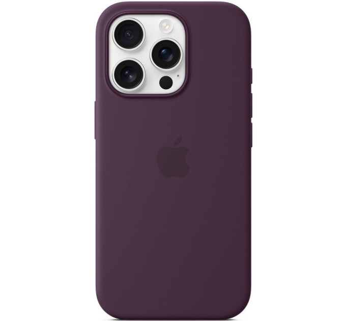 Apple Чохол-накладка Apple Silicone Case with MagSafe для Apple iPhone 16 Pro Plum (MYYM3)