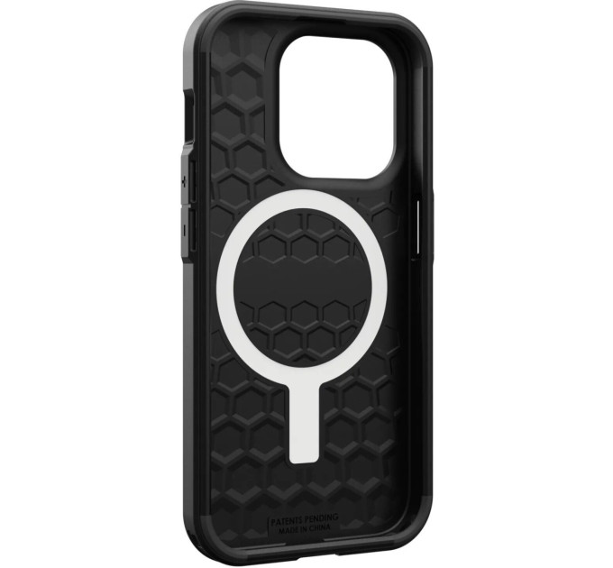 Urban Armor Gear Чохол-накладка Urban Armor Gear Civilian Magsafe для Apple iPhone 15 Pro Black (114275114040)