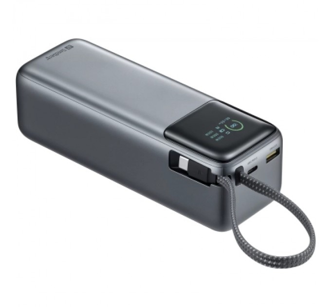 Батарея універсальна Sandberg 27000mAh 140W+100W PD/140W, with built-in Type-C cable 140W (421-31)