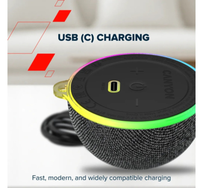 Canyon Акустична система Canyon OnMove 13 Black (CNE-CBTSP13B)